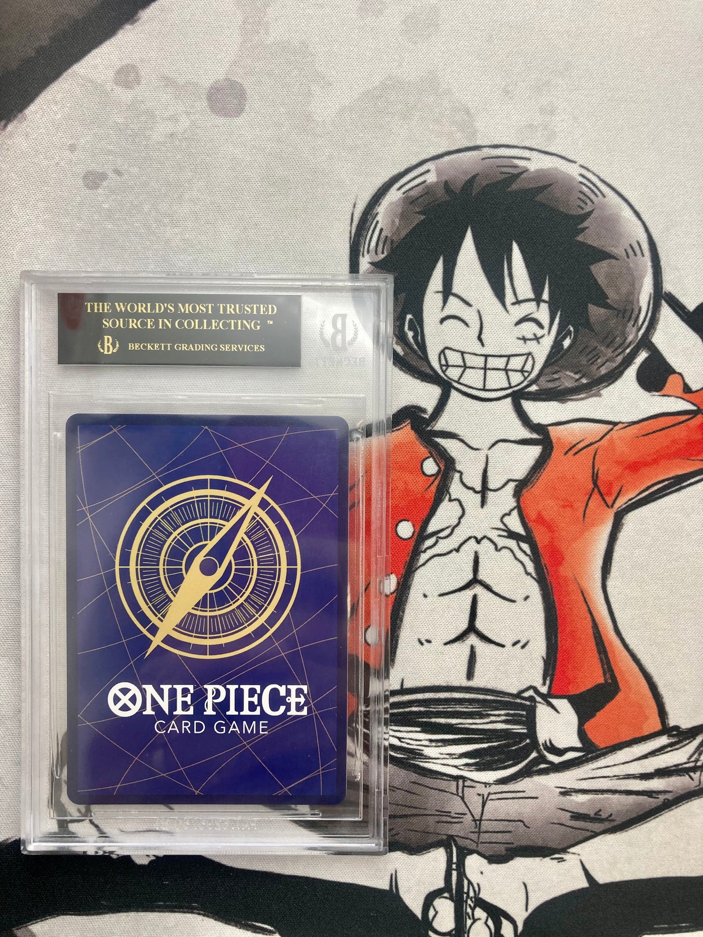 BGS BLACK LABEL - Monkey D Luffy P-001 - Top 8 Super Pre-Release Promo - Premium from Hero Cards - Just $645! Shop now at Hero Cards