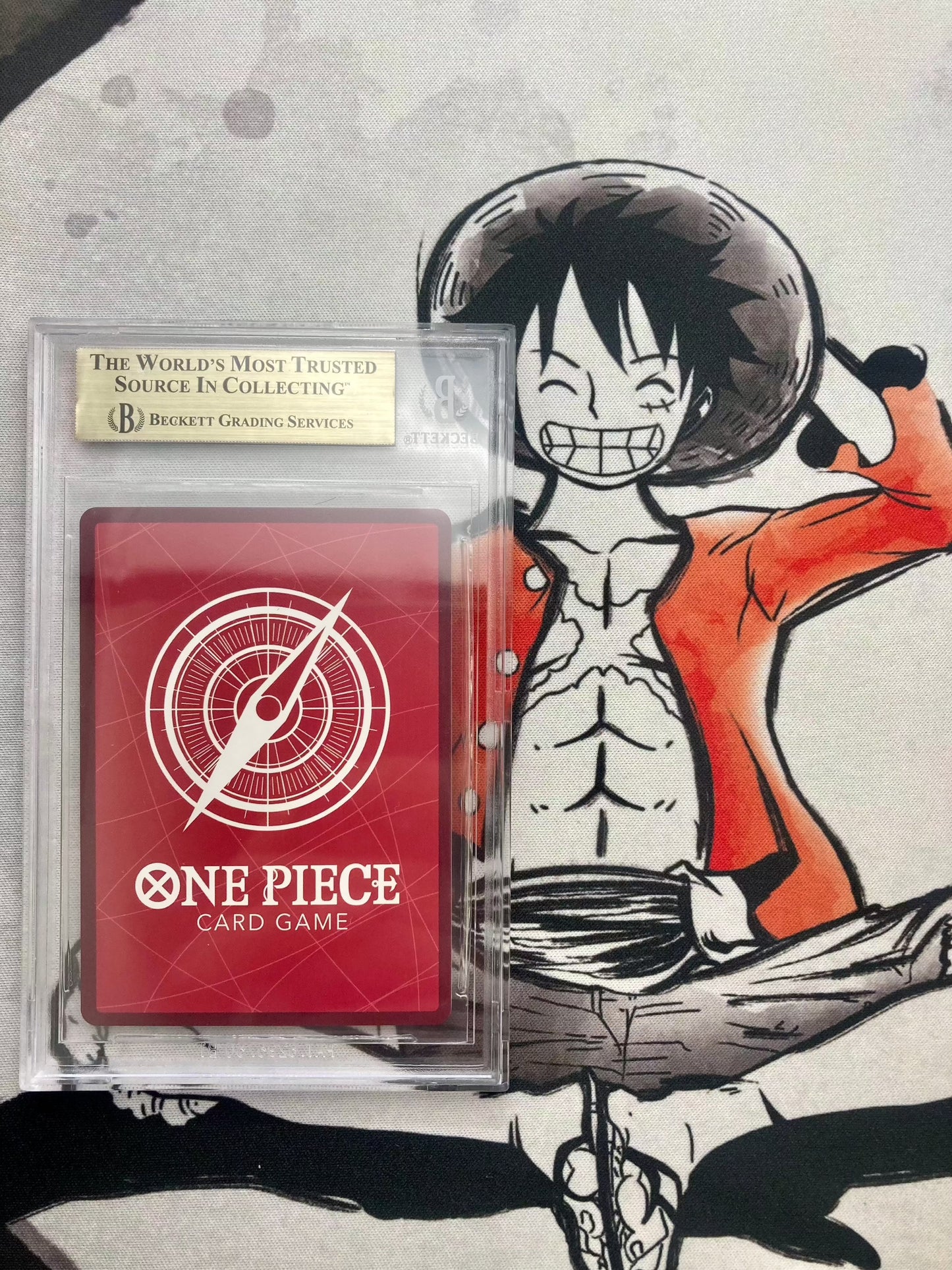 BGS 9.5 - Monkey D Garp OP02-002 L - Alt Art Parallel Leader (Pre-Errata) - Premium from Hero Cards - Just $210! Shop now at Hero Cards