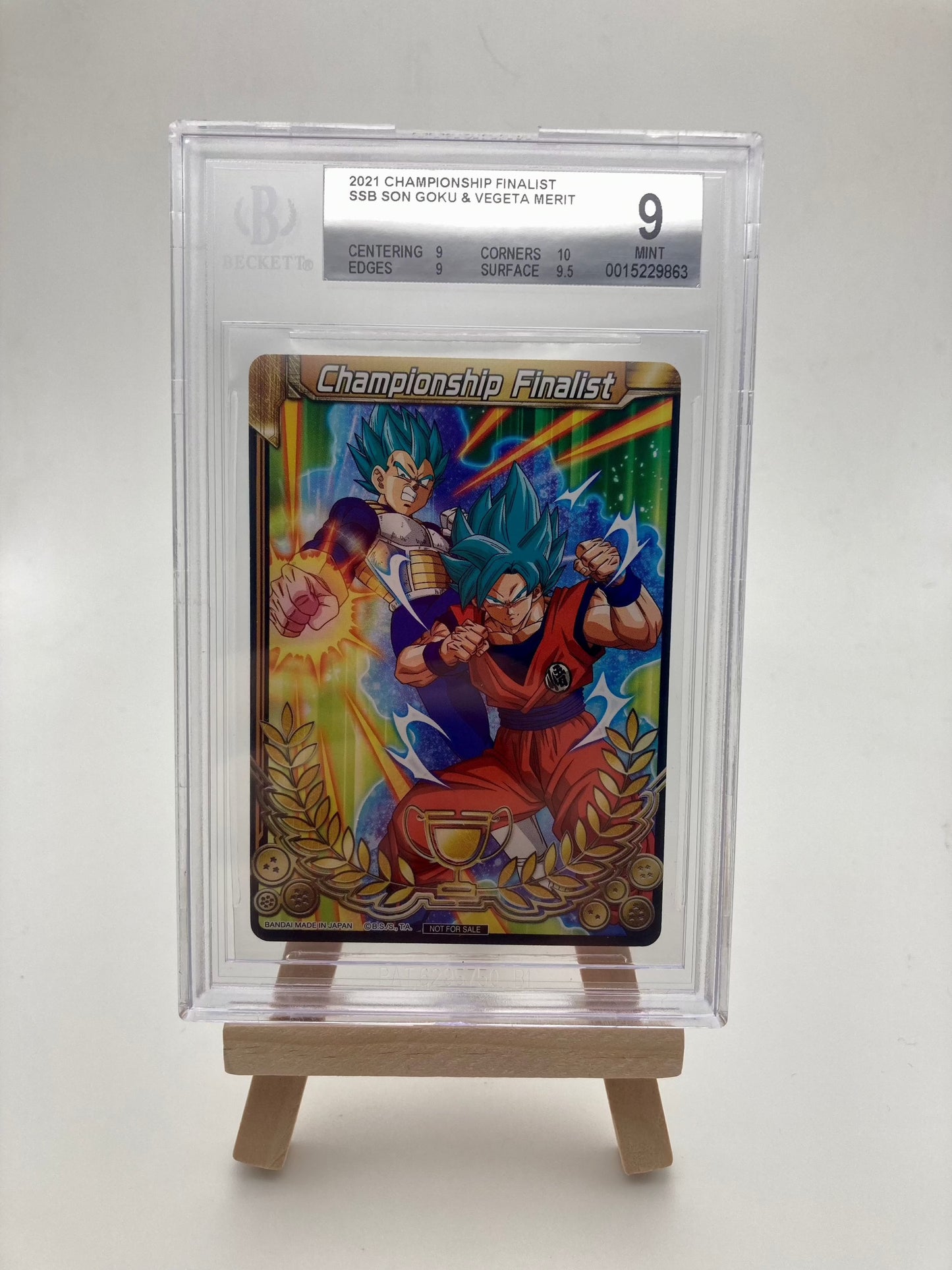 BGS 9 - 2021 DBS National Championship Top 32 - Goku Vegeta Merit Card - Premium from Hero Cards - Just $59.95! Shop now at Hero Cards